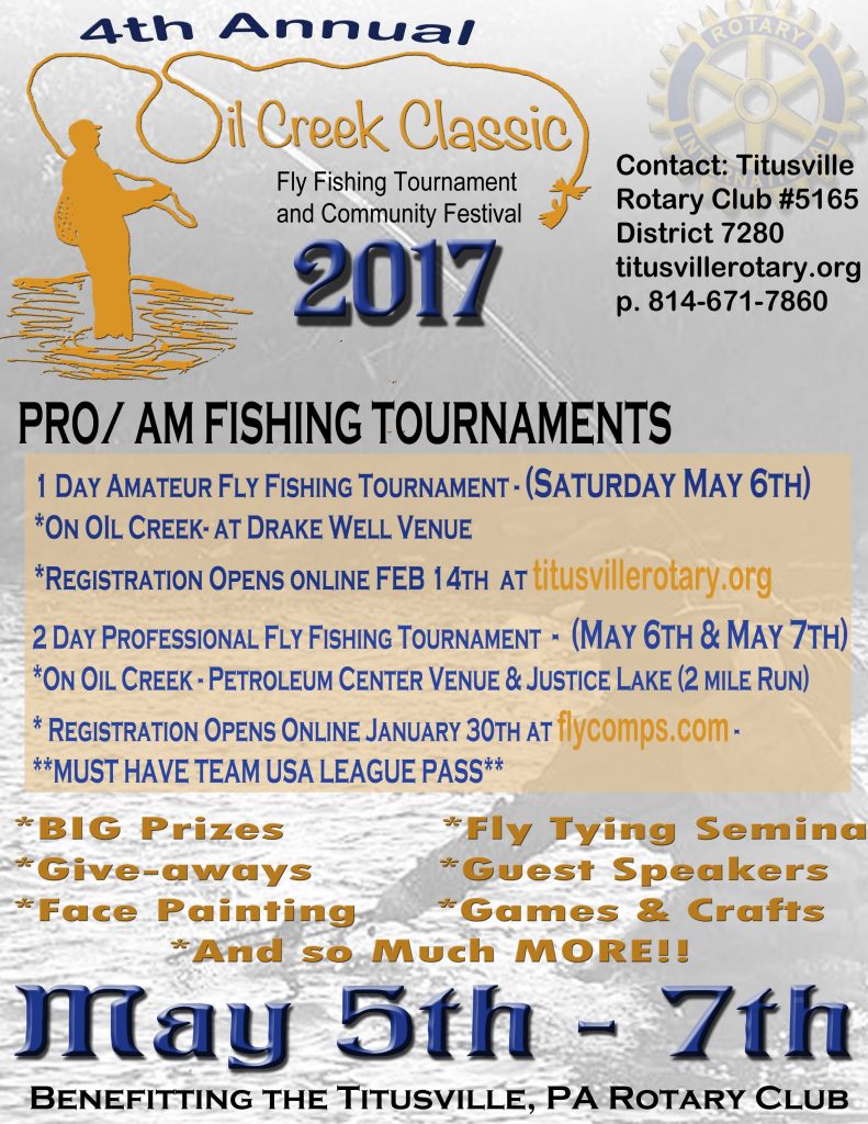 Leaflet for the 2017 Oil Creek Classic