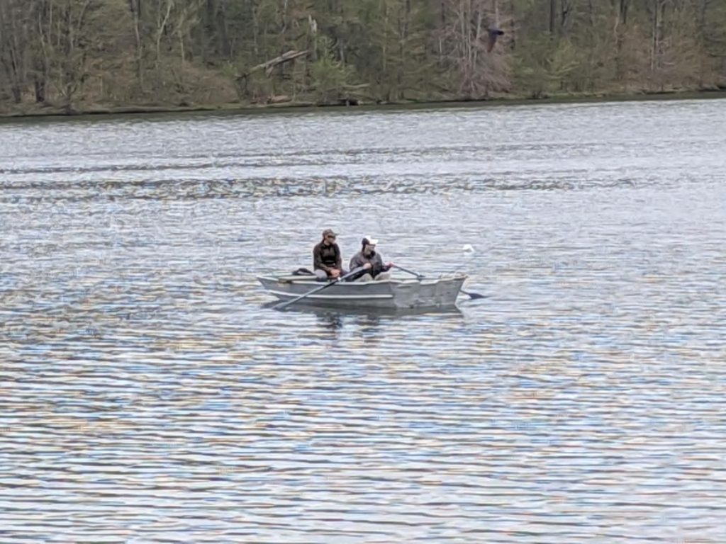 Out on Justus Lake at the 2019 Oil Creek Classic